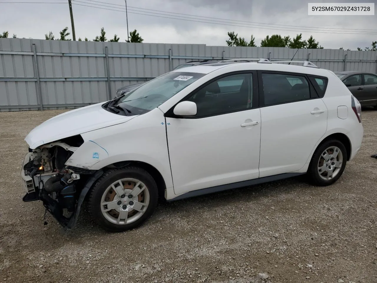 2009 Pontiac Vibe VIN: 5Y2SM67029Z431728 Lot: 58746884