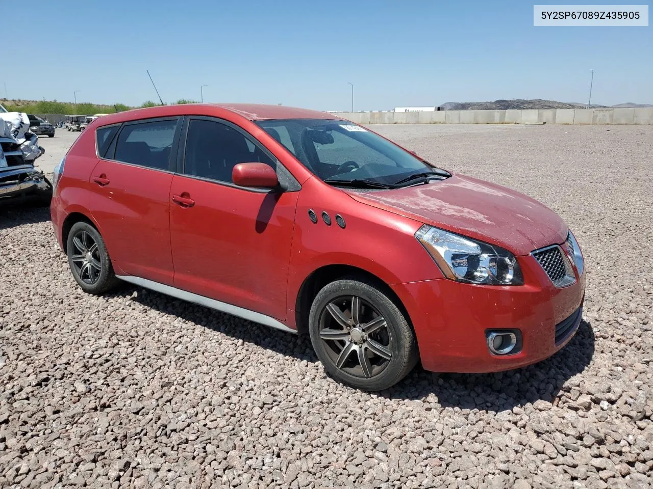 2009 Pontiac Vibe VIN: 5Y2SP67089Z435905 Lot: 58774344