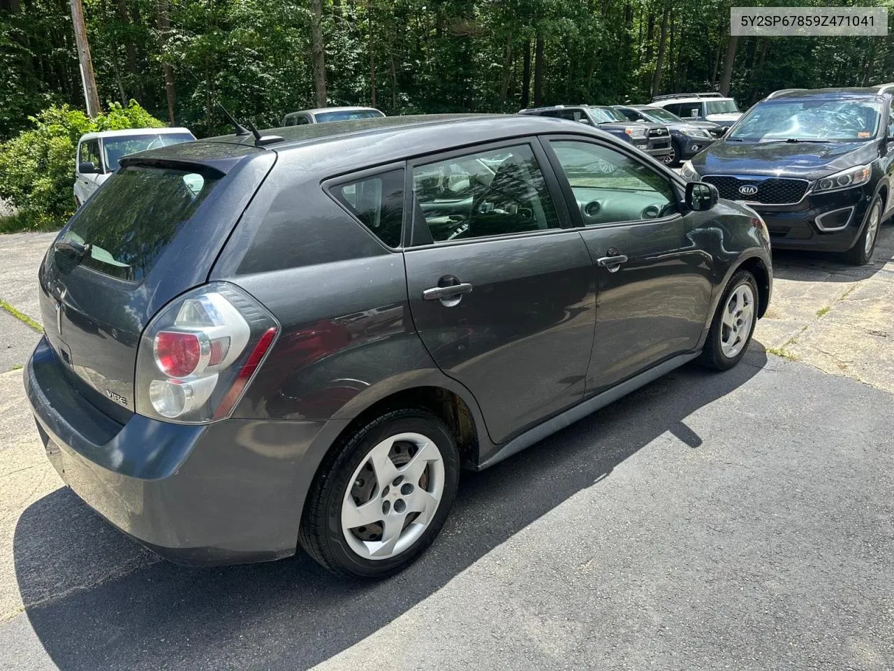 2009 Pontiac Vibe VIN: 5Y2SP67859Z471041 Lot: 58848684