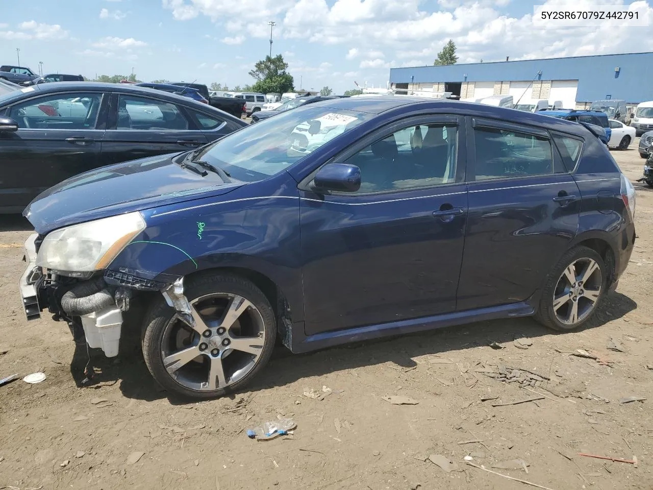 2009 Pontiac Vibe Gt VIN: 5Y2SR67079Z442791 Lot: 59069114