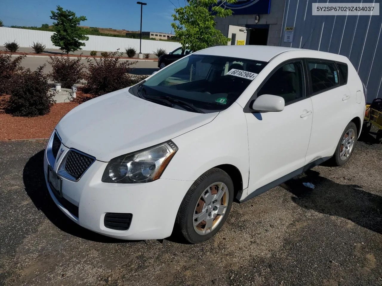 2009 Pontiac Vibe VIN: 5Y2SP67029Z434037 Lot: 60162904