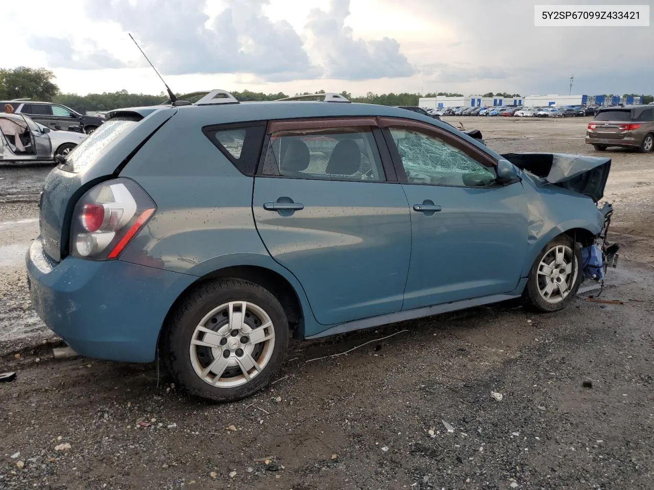 2009 Pontiac Vibe VIN: 5Y2SP67099Z433421 Lot: 60573054