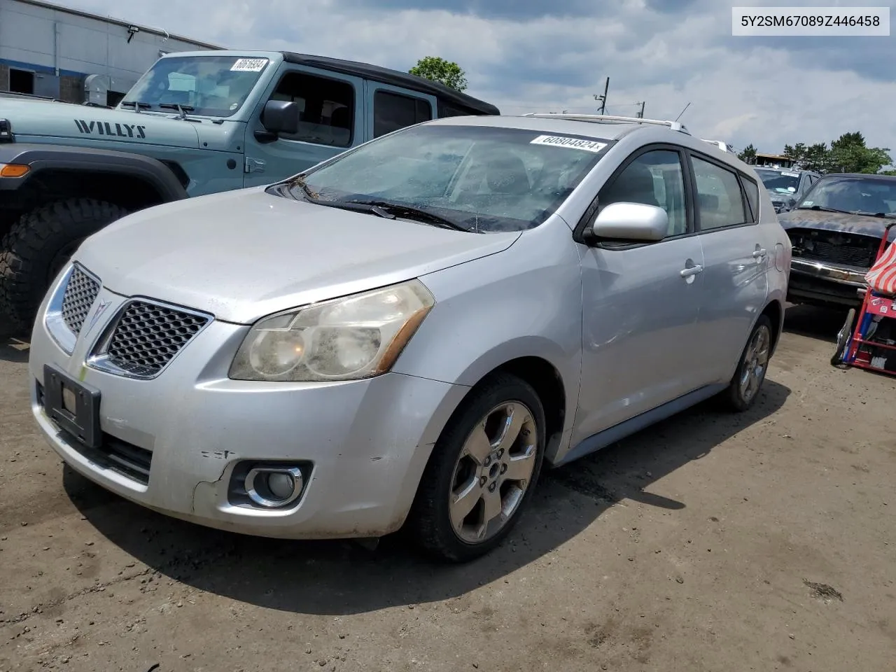 2009 Pontiac Vibe VIN: 5Y2SM67089Z446458 Lot: 60804824