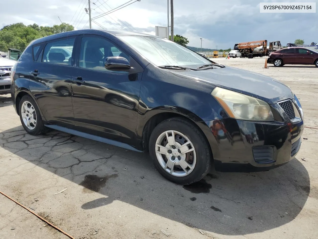 2009 Pontiac Vibe VIN: 5Y2SP67009Z457154 Lot: 61083574