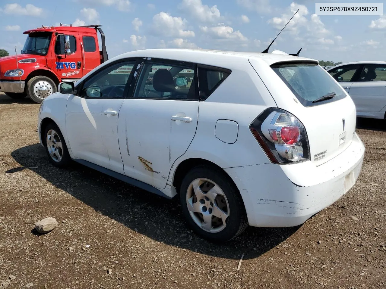 2009 Pontiac Vibe VIN: 5Y2SP678X9Z450721 Lot: 62151974