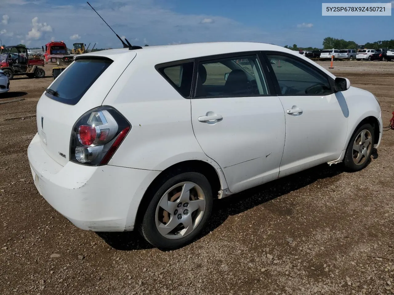 2009 Pontiac Vibe VIN: 5Y2SP678X9Z450721 Lot: 62151974