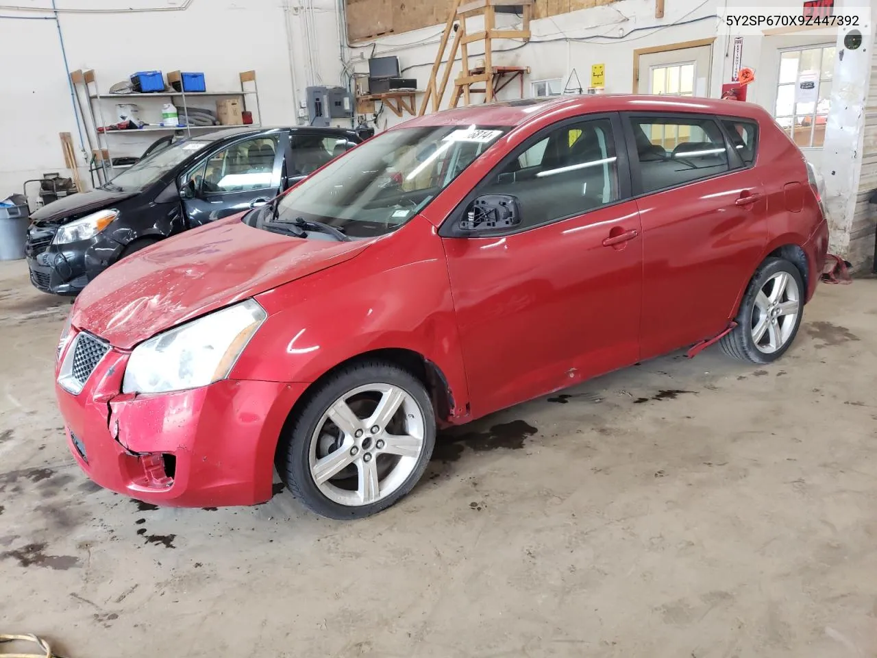 2009 Pontiac Vibe VIN: 5Y2SP670X9Z447392 Lot: 62466814