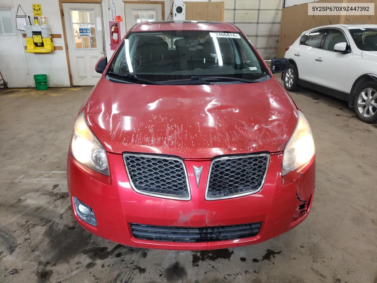 2009 Pontiac Vibe VIN: 5Y2SP670X9Z447392 Lot: 62466814