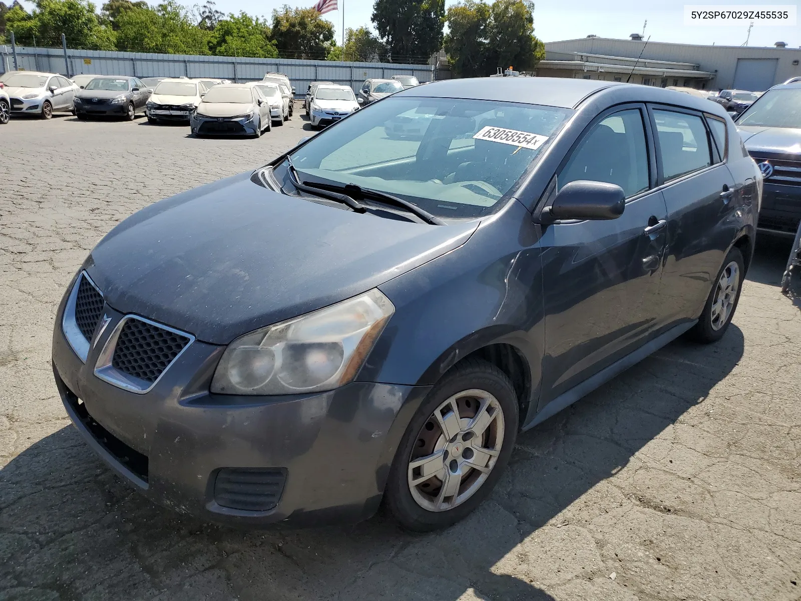 2009 Pontiac Vibe VIN: 5Y2SP67029Z455535 Lot: 63058554