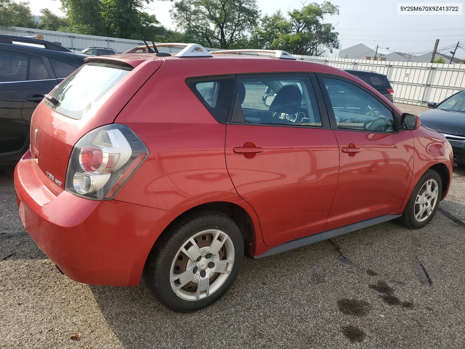 2009 Pontiac Vibe VIN: 5Y2SM670X9Z413722 Lot: 64188494