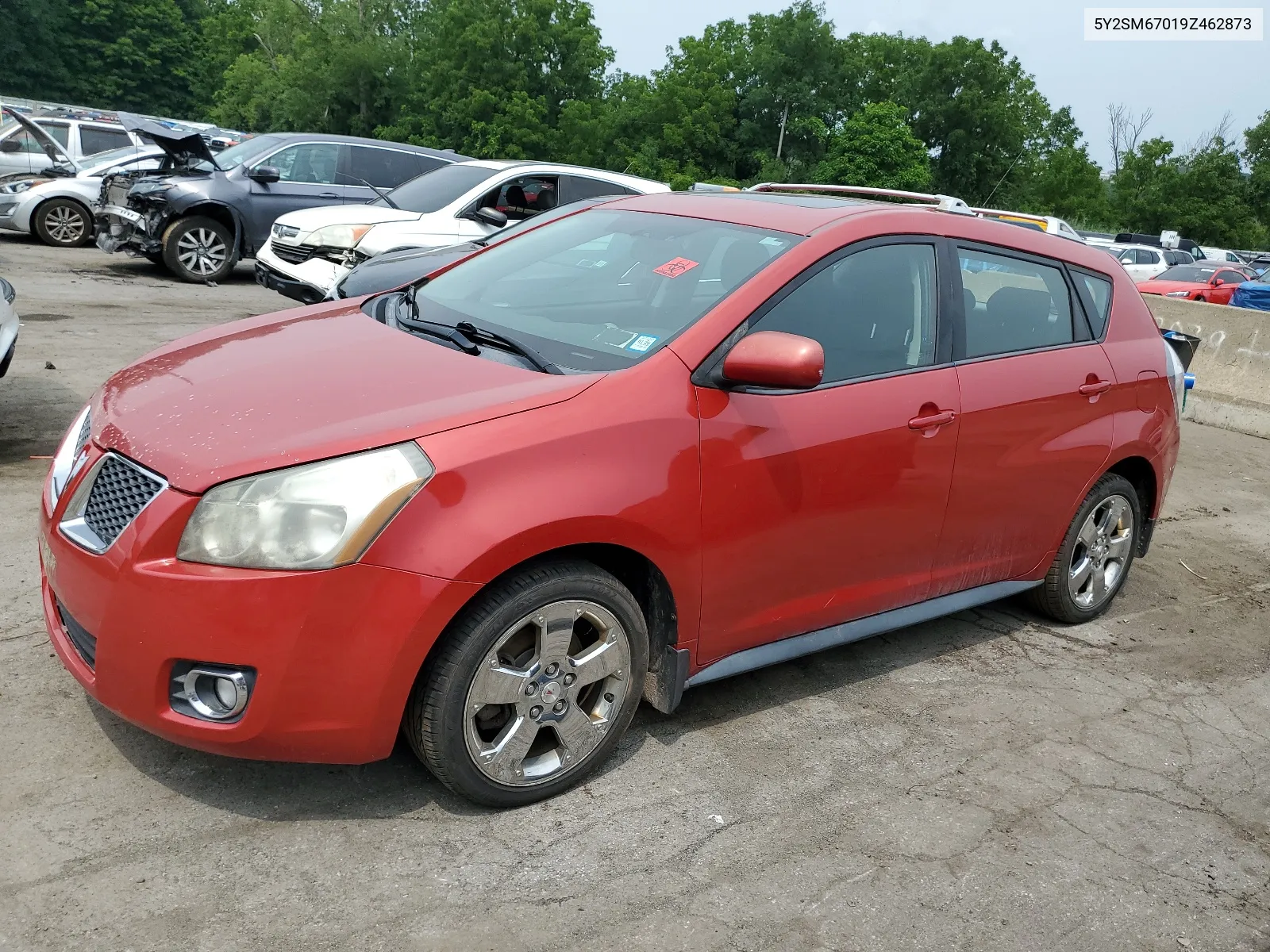 2009 Pontiac Vibe VIN: 5Y2SM67019Z462873 Lot: 64762934