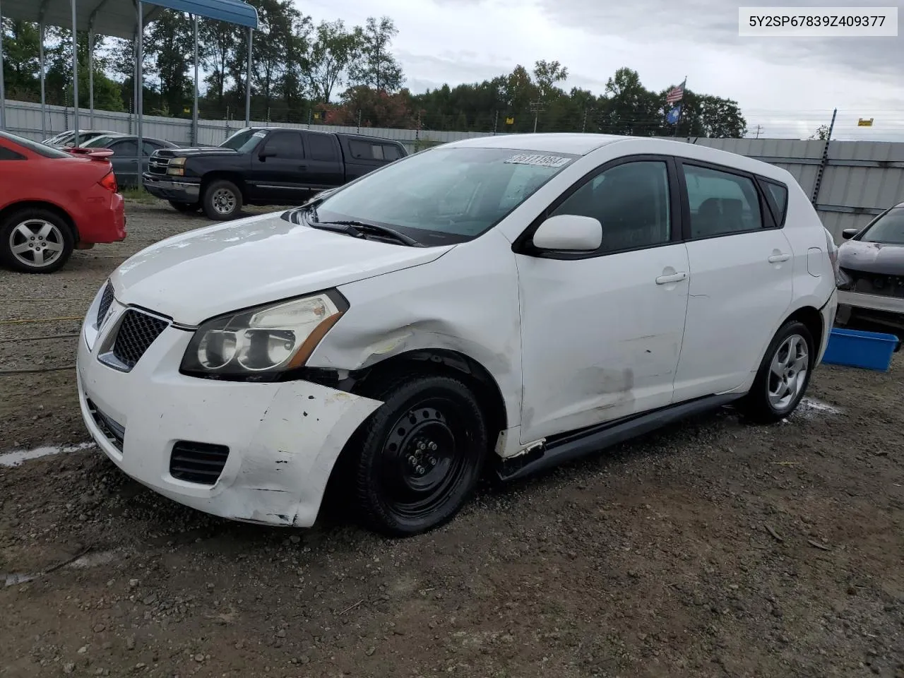 5Y2SP67839Z409377 2009 Pontiac Vibe