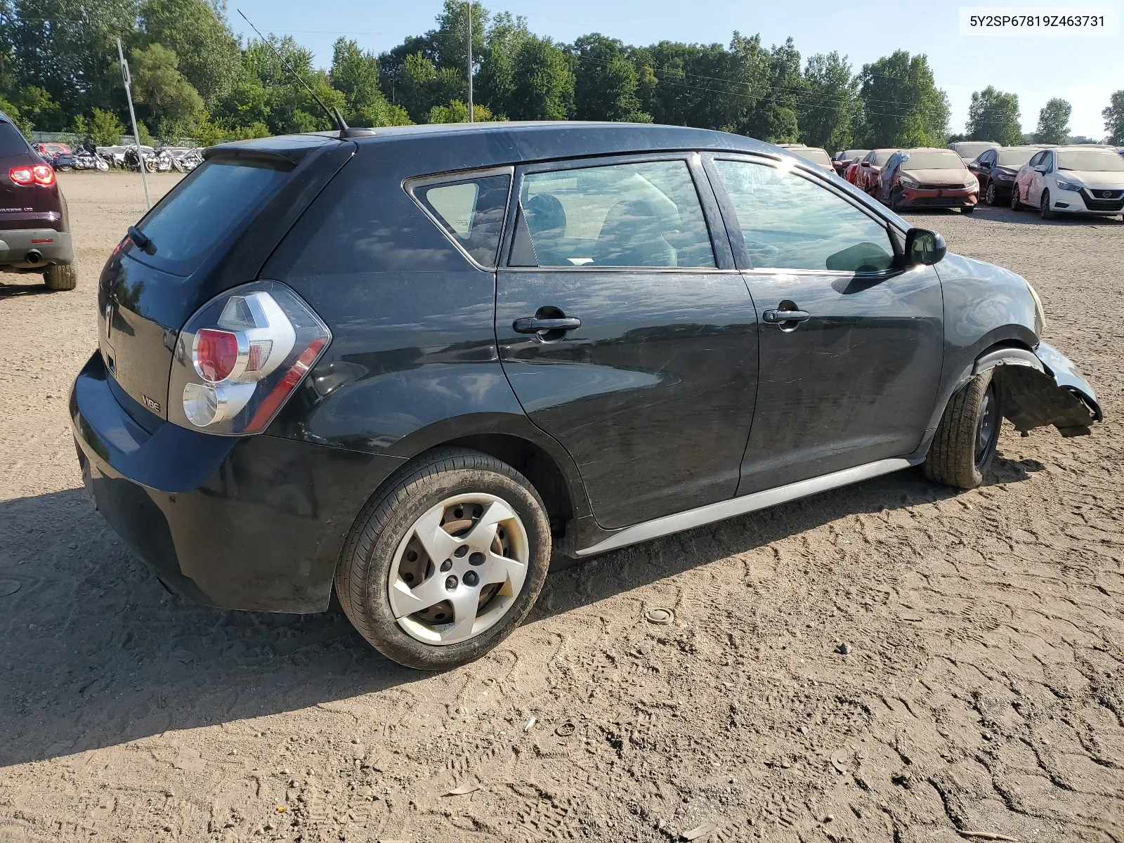 5Y2SP67819Z463731 2009 Pontiac Vibe