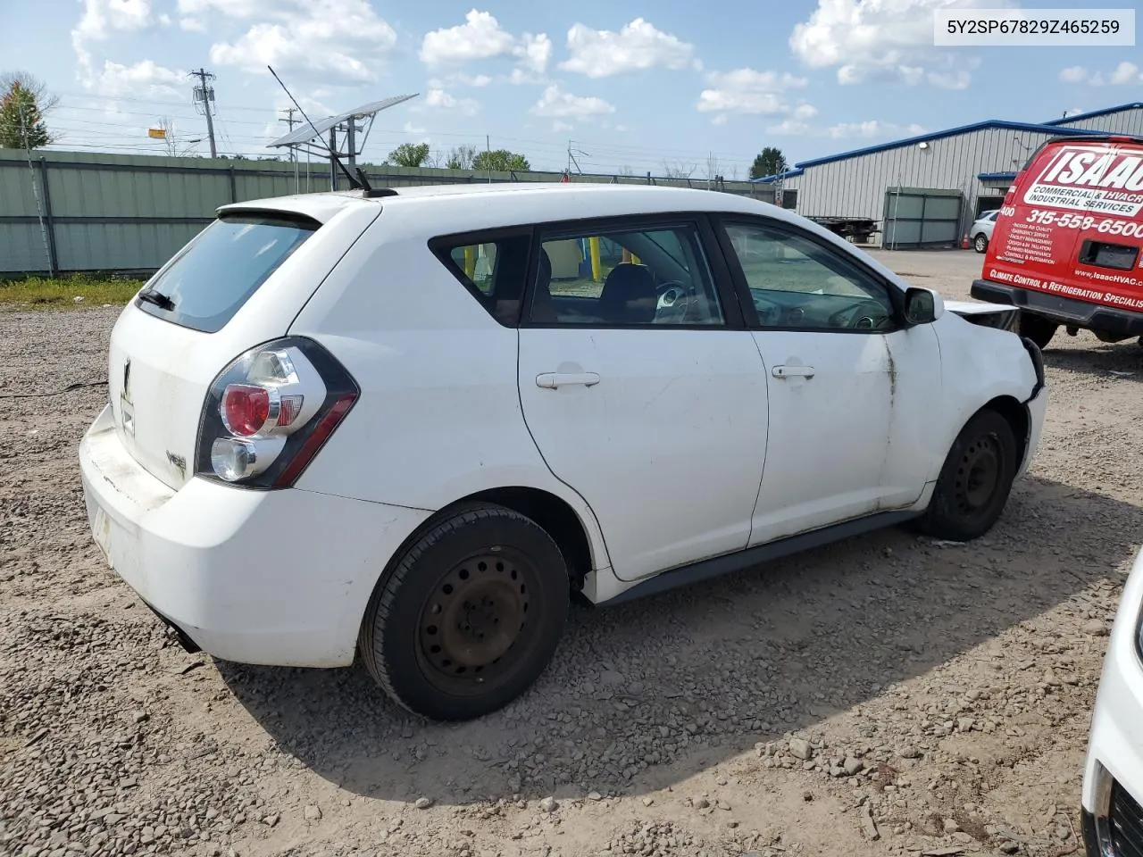 5Y2SP67829Z465259 2009 Pontiac Vibe