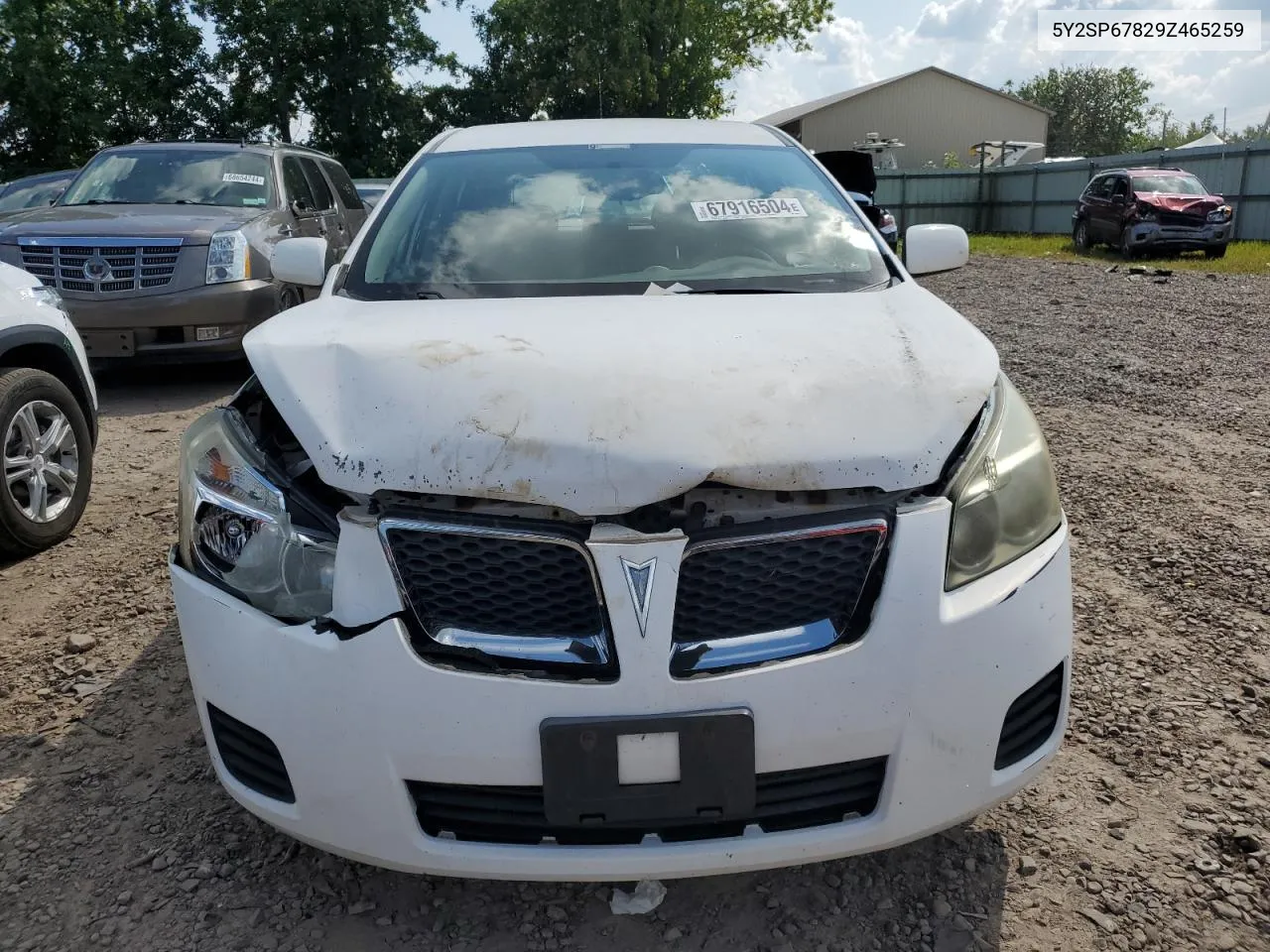 2009 Pontiac Vibe VIN: 5Y2SP67829Z465259 Lot: 67916504