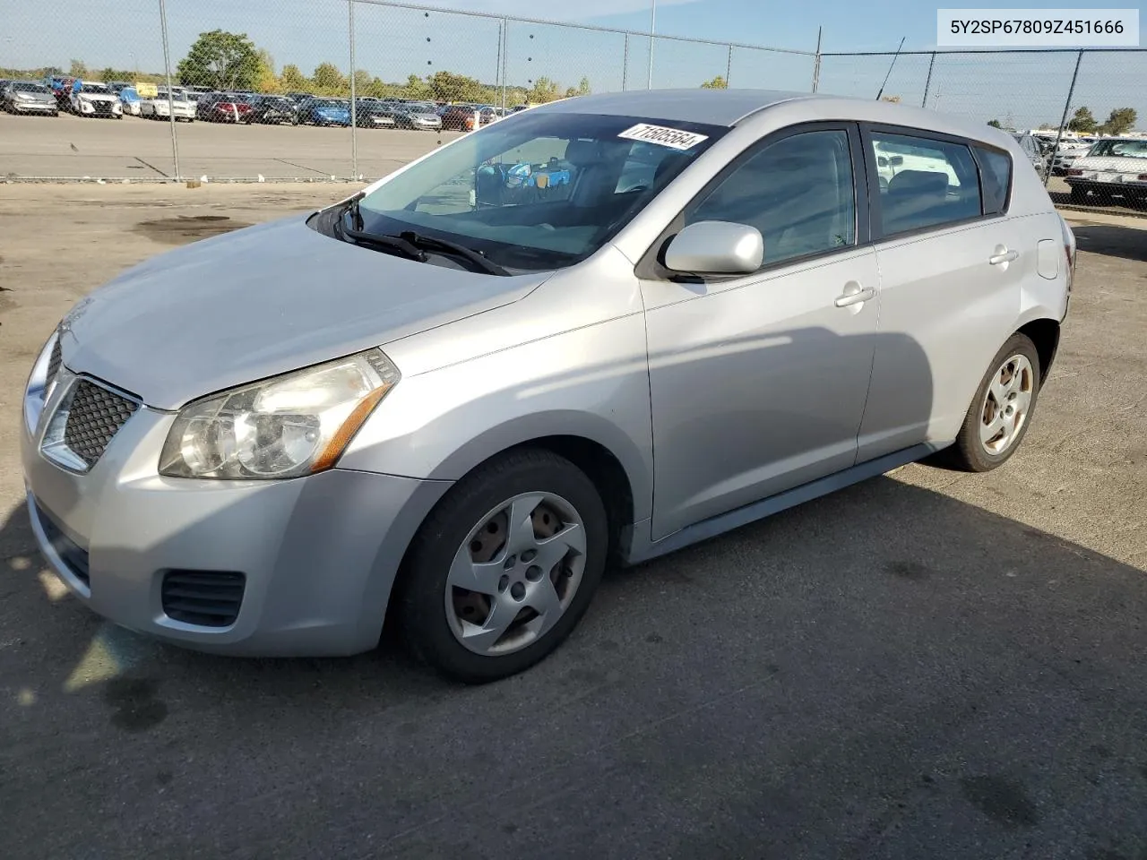 5Y2SP67809Z451666 2009 Pontiac Vibe