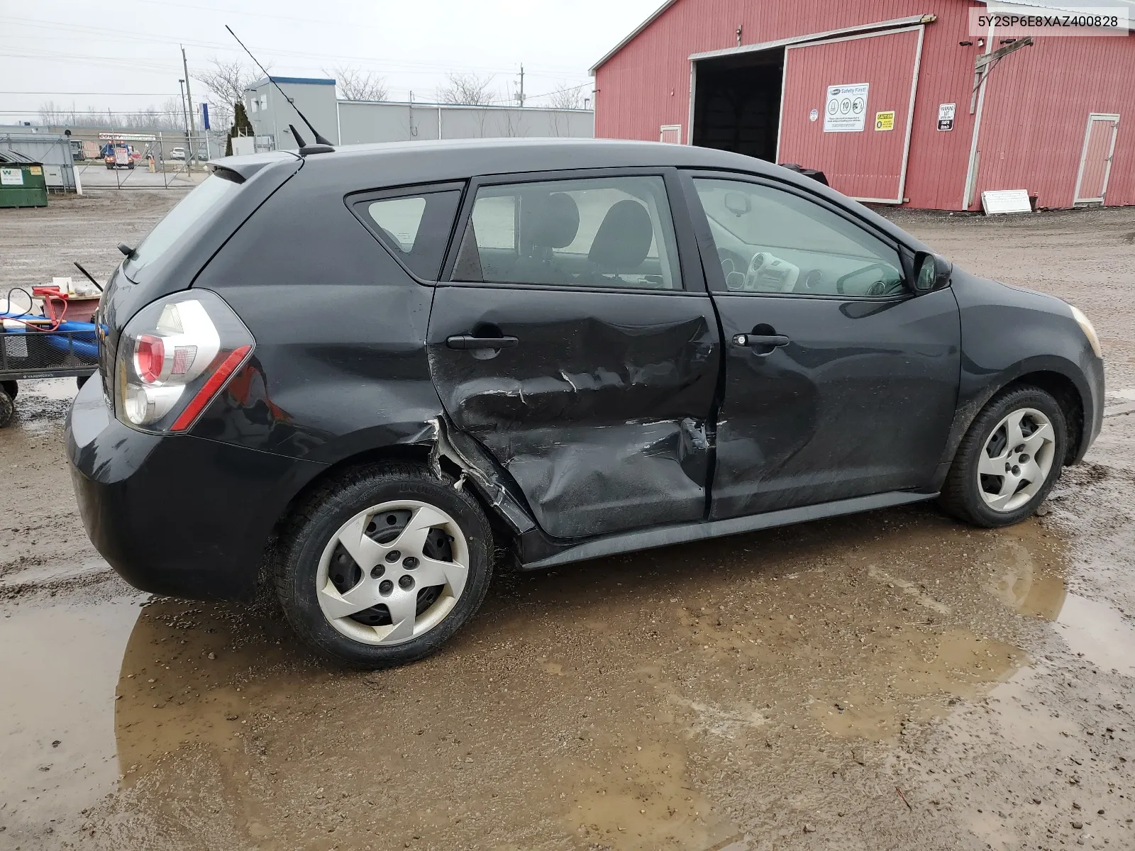 2010 Pontiac Vibe VIN: 5Y2SP6E8XAZ400828 Lot: 41251374