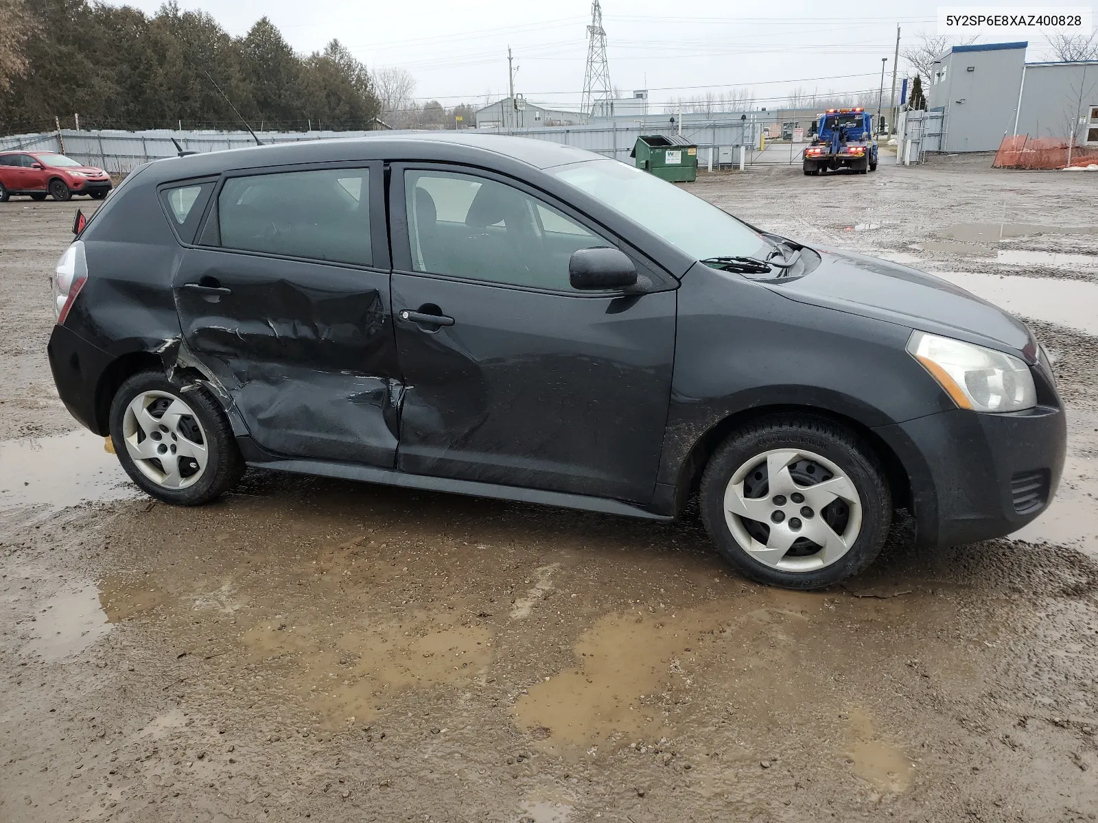 2010 Pontiac Vibe VIN: 5Y2SP6E8XAZ400828 Lot: 41251374