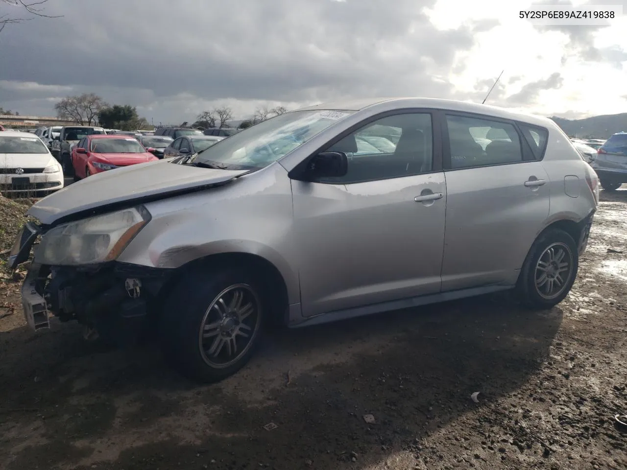 2010 Pontiac Vibe VIN: 5Y2SP6E89AZ419838 Lot: 42283134