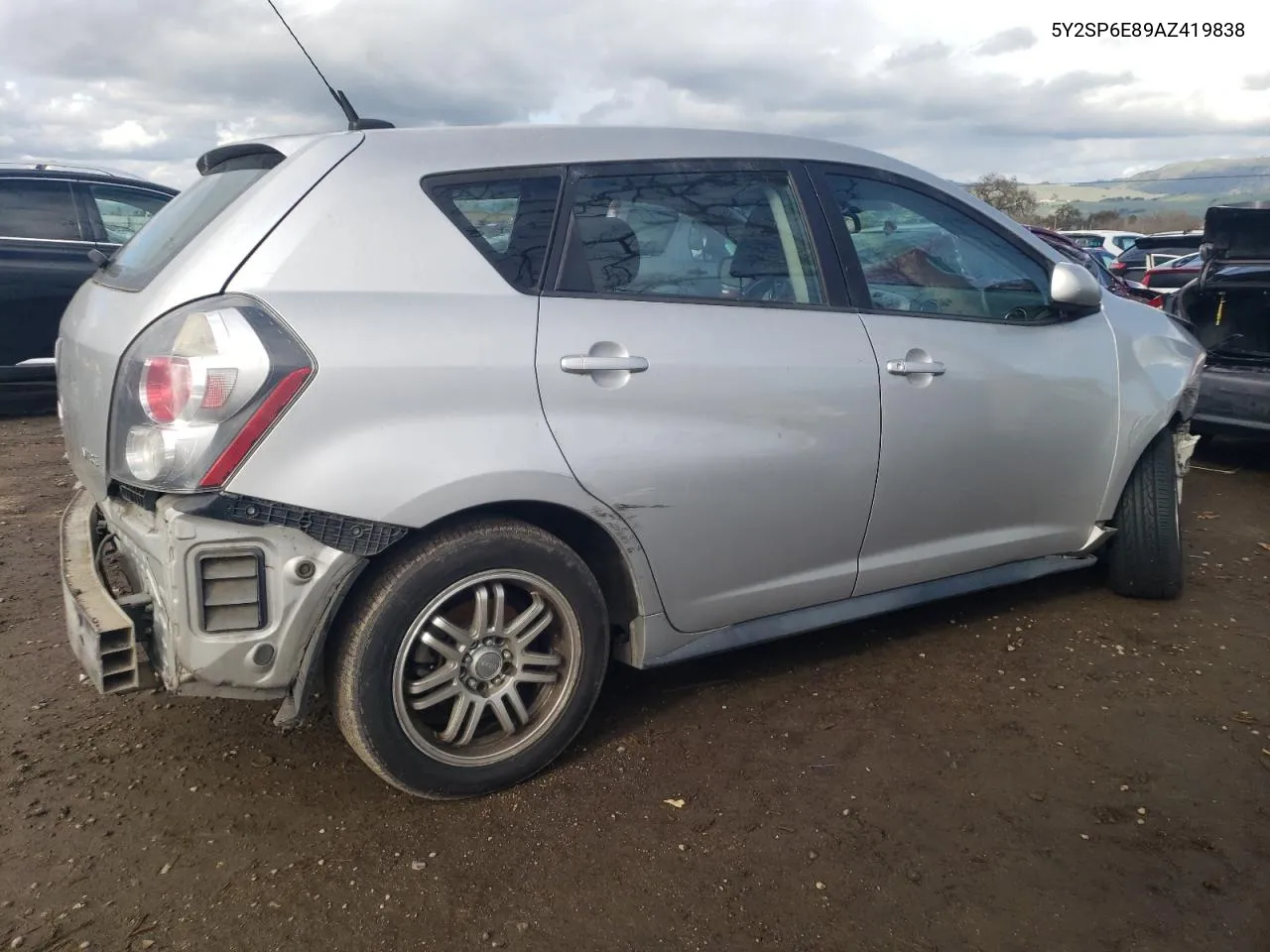 2010 Pontiac Vibe VIN: 5Y2SP6E89AZ419838 Lot: 42283134