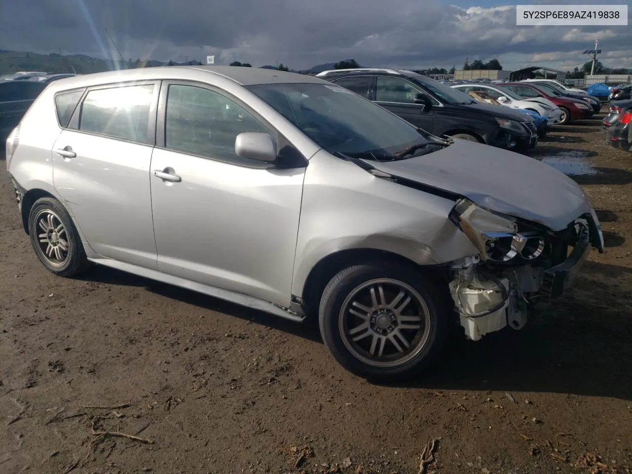 2010 Pontiac Vibe VIN: 5Y2SP6E89AZ419838 Lot: 42283134