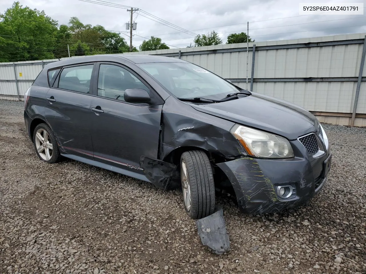 5Y2SP6E04AZ401791 2010 Pontiac Vibe