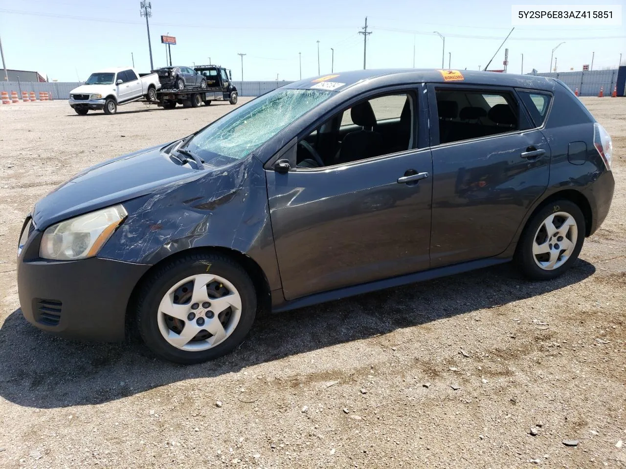 2010 Pontiac Vibe VIN: 5Y2SP6E83AZ415851 Lot: 55481384