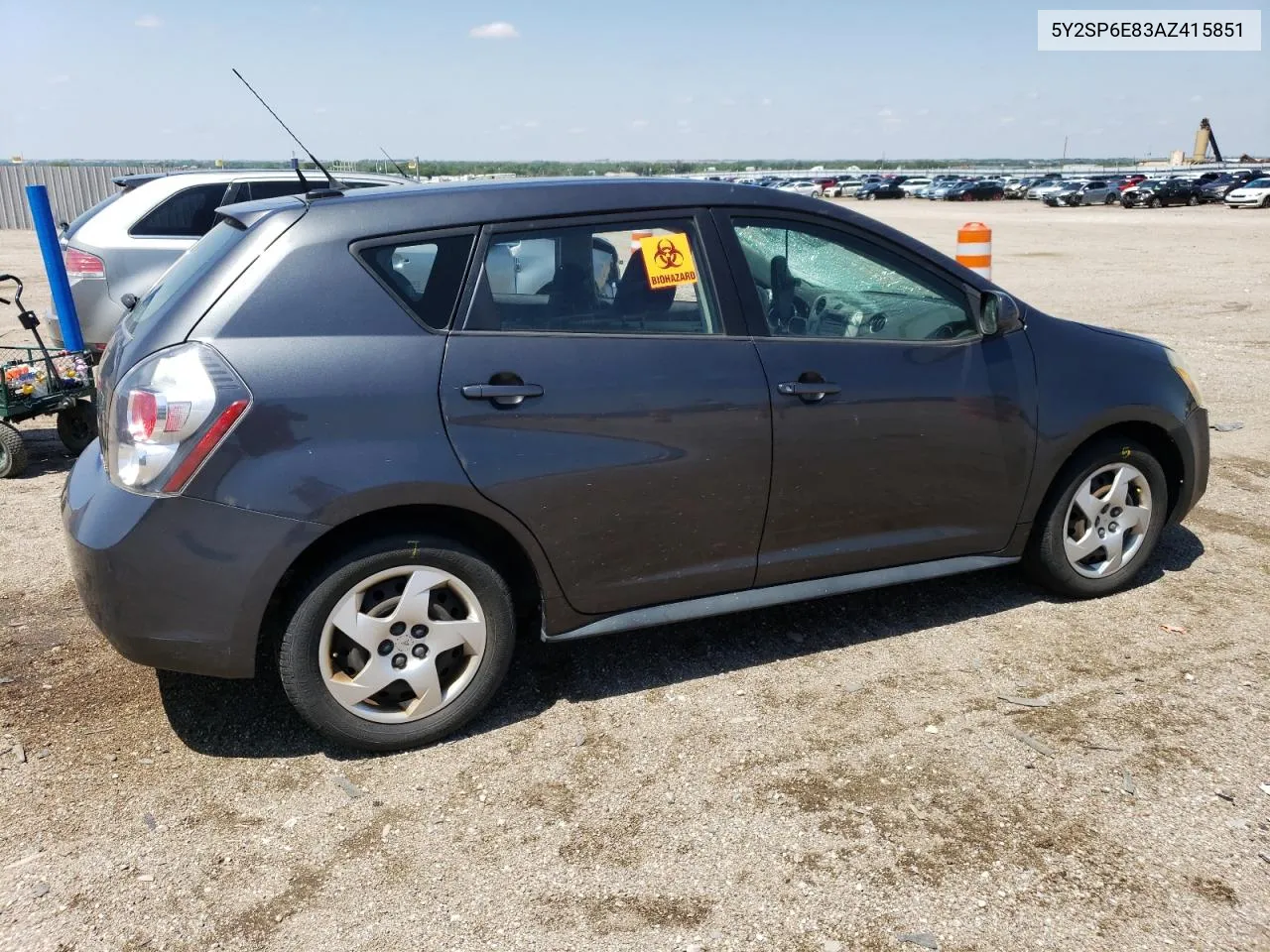 2010 Pontiac Vibe VIN: 5Y2SP6E83AZ415851 Lot: 55481384