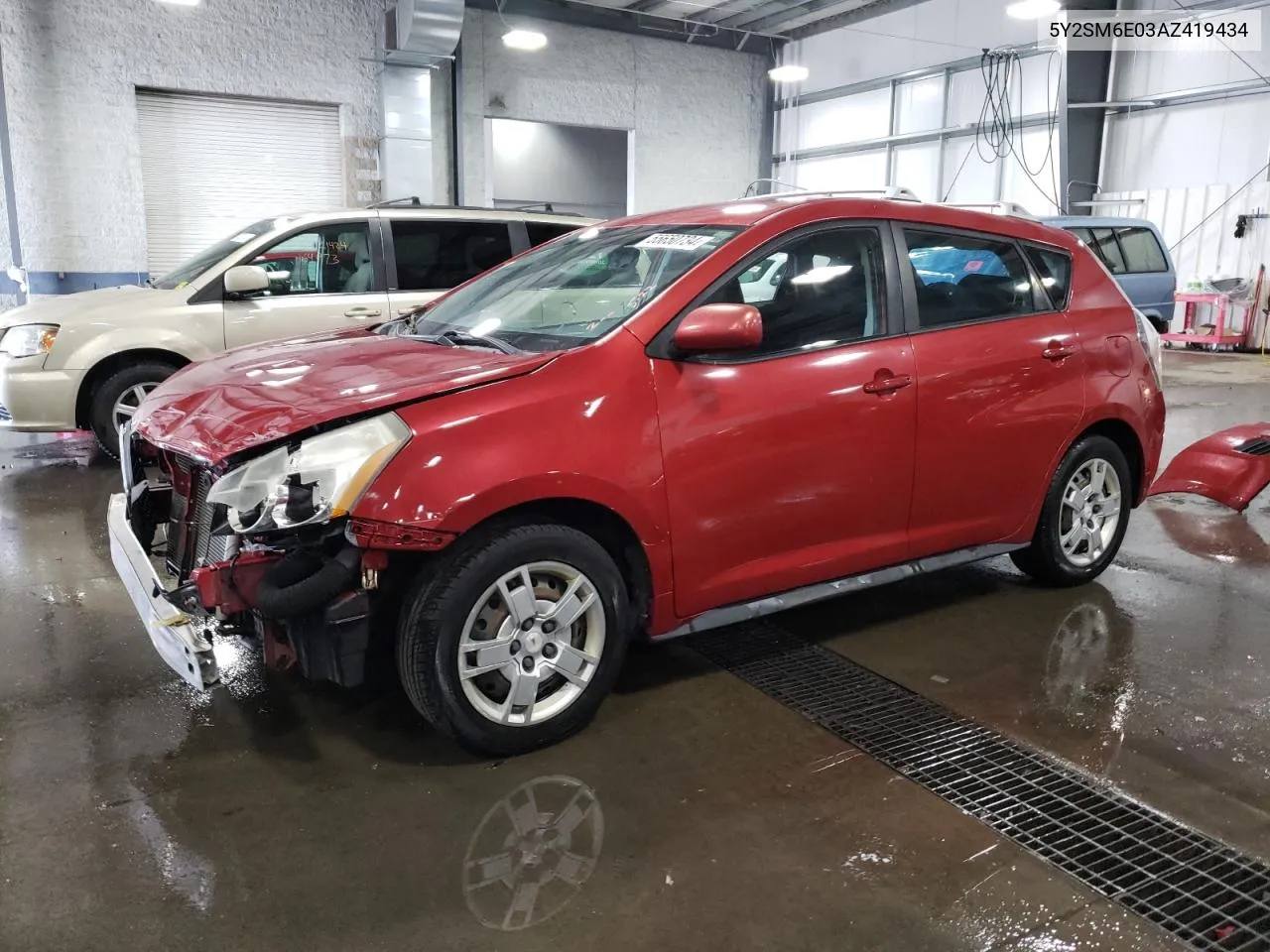 5Y2SM6E03AZ419434 2010 Pontiac Vibe