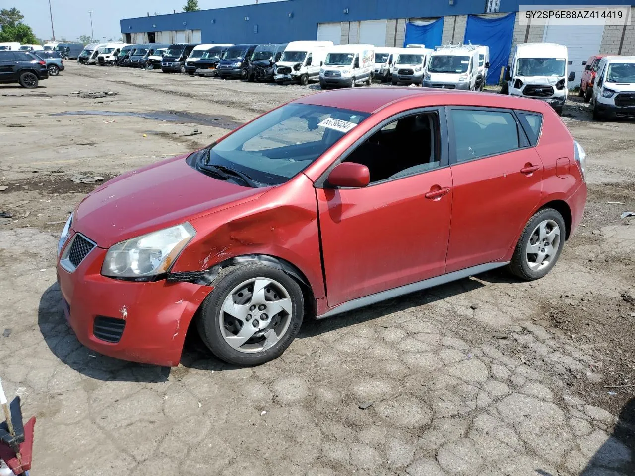 2010 Pontiac Vibe VIN: 5Y2SP6E88AZ414419 Lot: 55796484