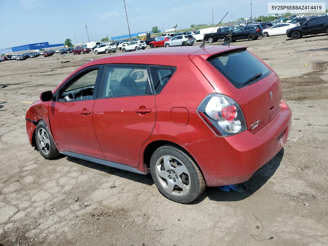 5Y2SP6E88AZ414419 2010 Pontiac Vibe