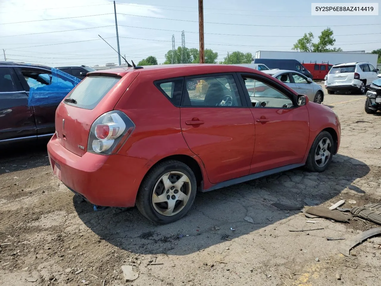 2010 Pontiac Vibe VIN: 5Y2SP6E88AZ414419 Lot: 55796484