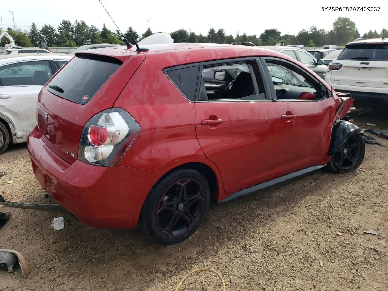 2010 Pontiac Vibe VIN: 5Y2SP6E82AZ409037 Lot: 55927734