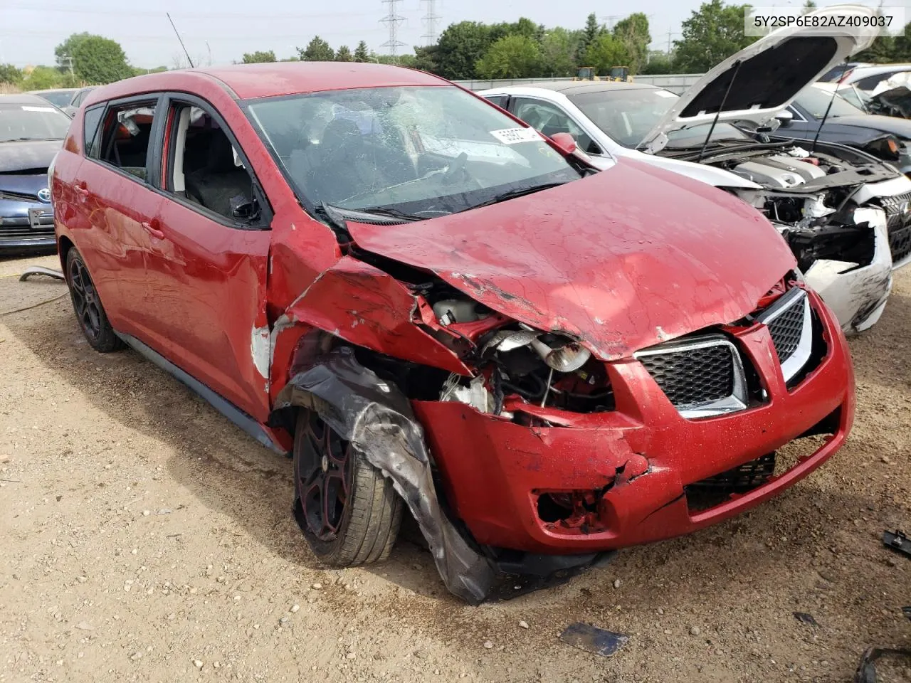 5Y2SP6E82AZ409037 2010 Pontiac Vibe