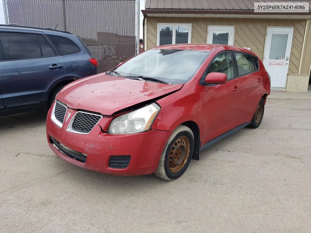 2010 Pontiac Vibe VIN: 5Y2SP6E87AZ414086 Lot: 56398764