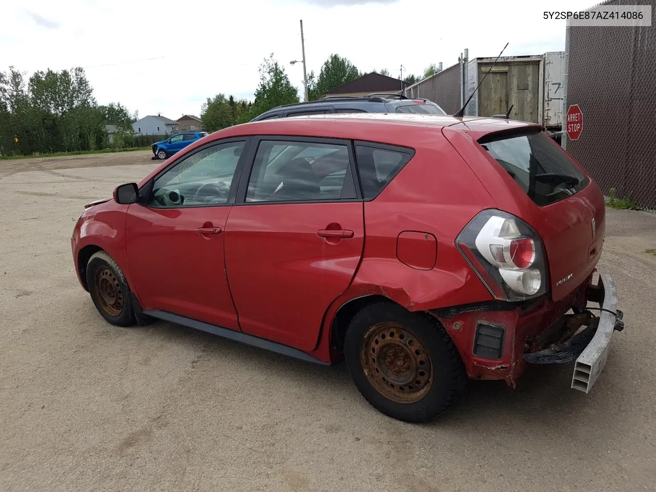 2010 Pontiac Vibe VIN: 5Y2SP6E87AZ414086 Lot: 56398764