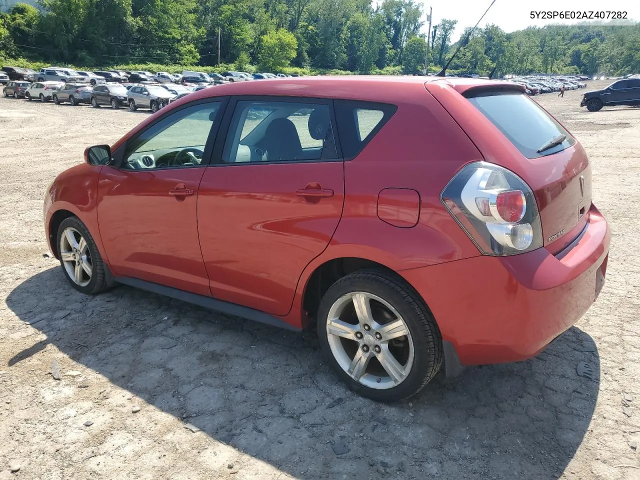 2010 Pontiac Vibe VIN: 5Y2SP6E02AZ407282 Lot: 58737394