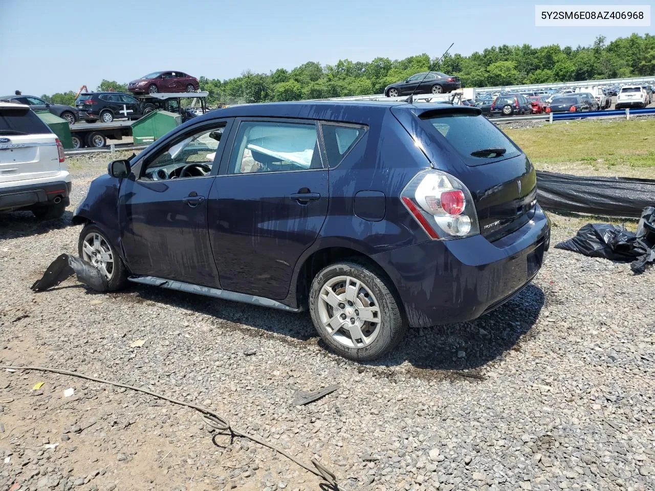 2010 Pontiac Vibe VIN: 5Y2SM6E08AZ406968 Lot: 59028364