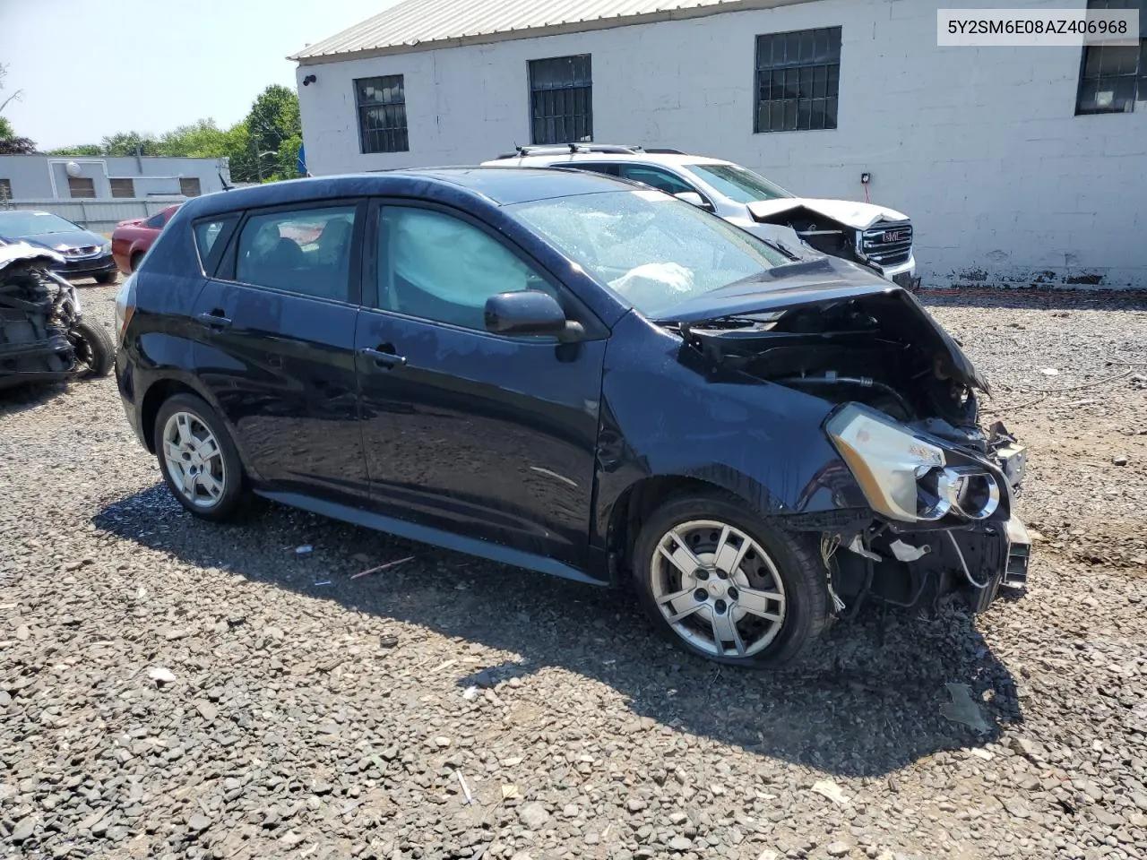 5Y2SM6E08AZ406968 2010 Pontiac Vibe