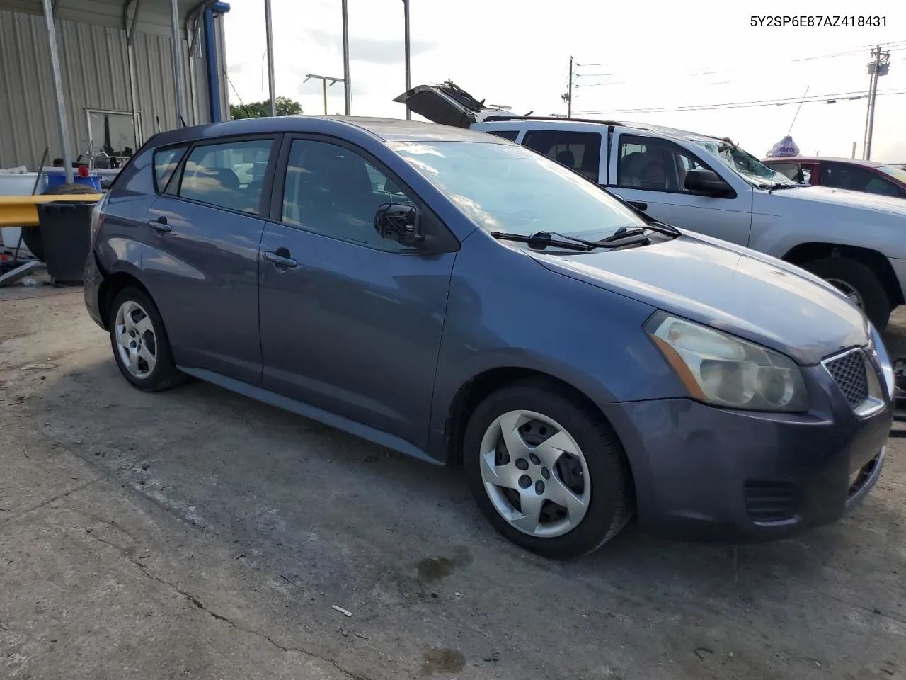 2010 Pontiac Vibe VIN: 5Y2SP6E87AZ418431 Lot: 61418244