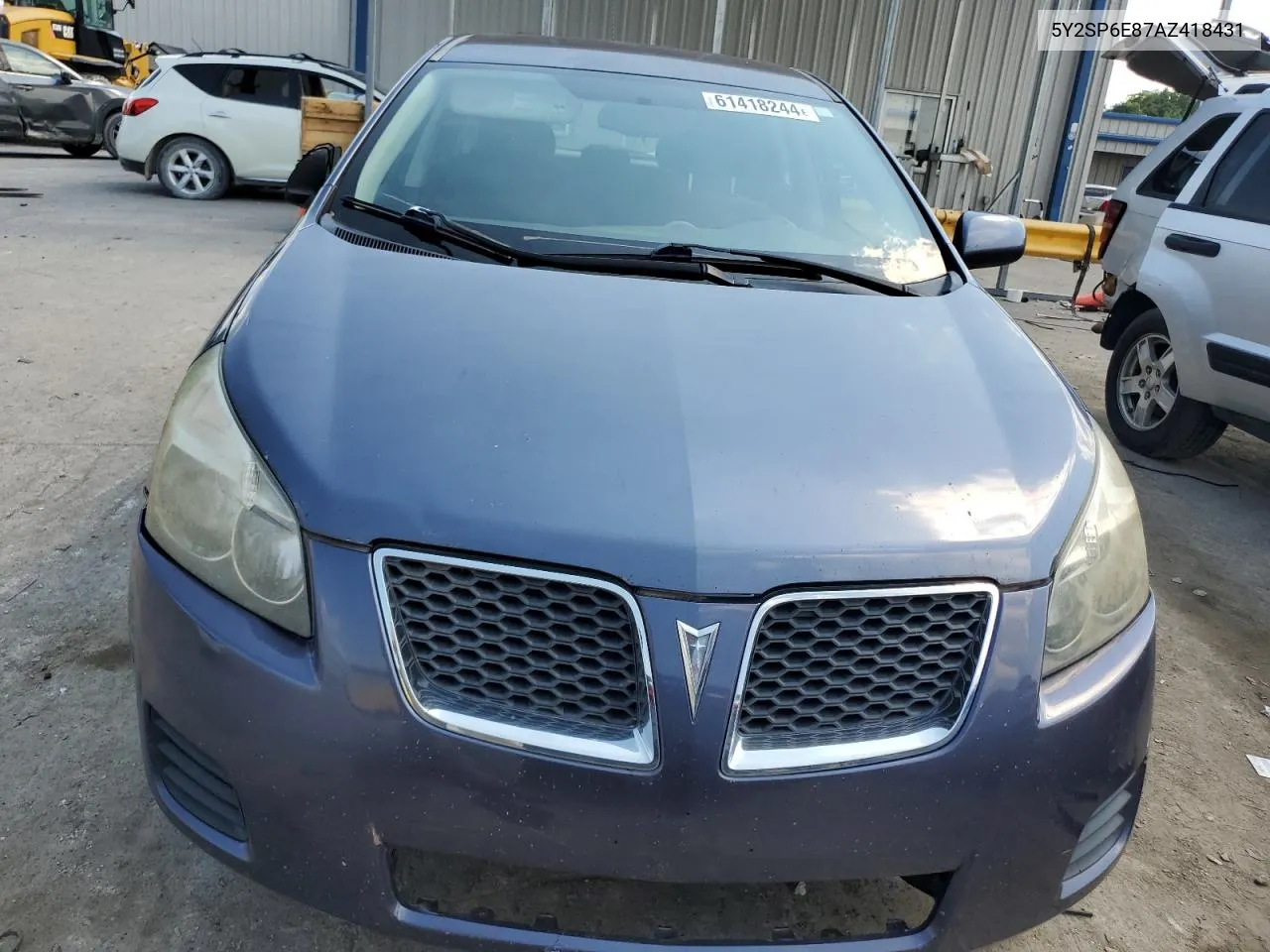 2010 Pontiac Vibe VIN: 5Y2SP6E87AZ418431 Lot: 61418244