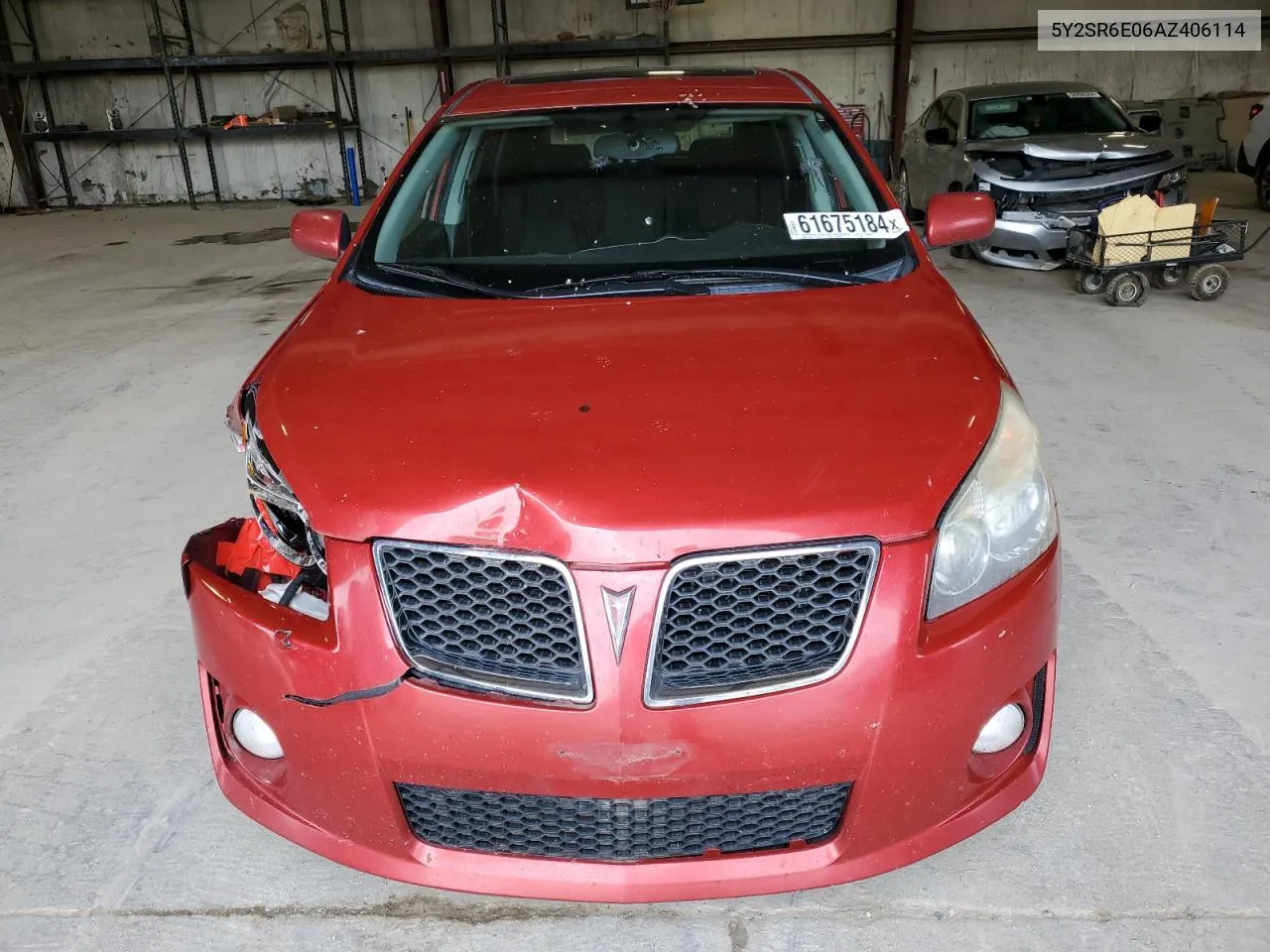 2010 Pontiac Vibe Gt VIN: 5Y2SR6E06AZ406114 Lot: 61675184