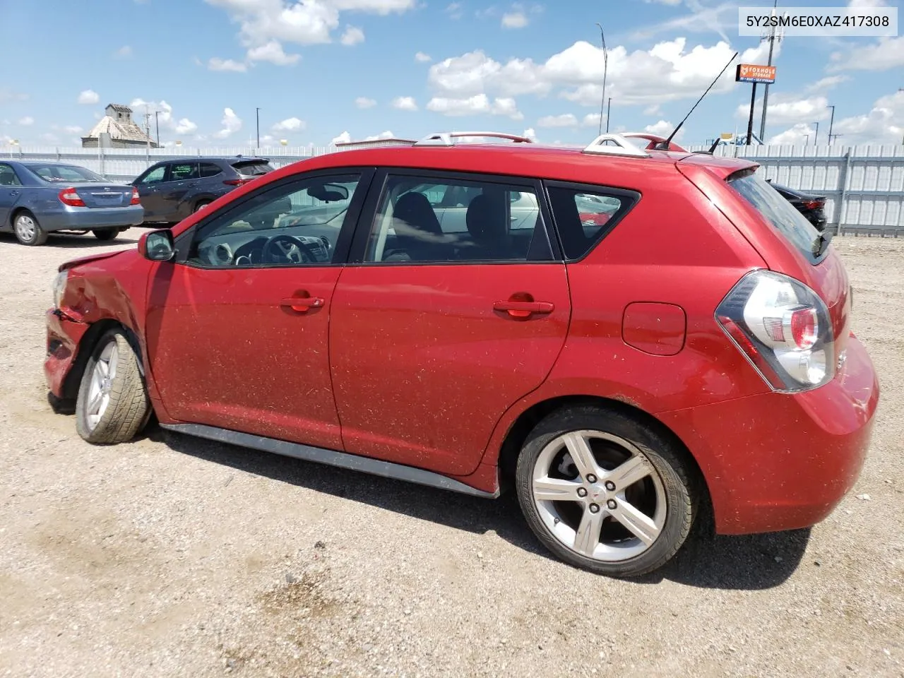 2010 Pontiac Vibe VIN: 5Y2SM6E0XAZ417308 Lot: 62253614