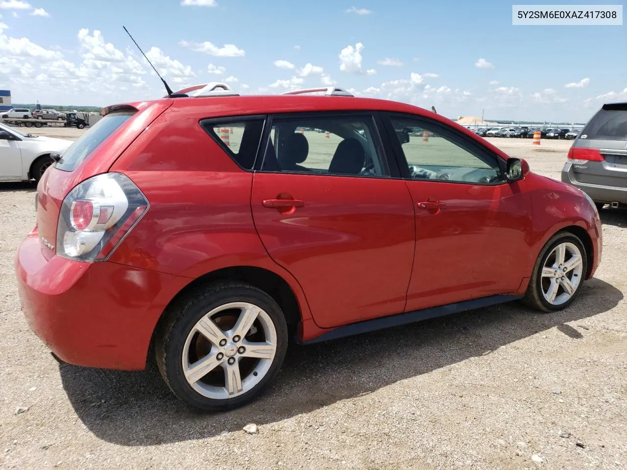 2010 Pontiac Vibe VIN: 5Y2SM6E0XAZ417308 Lot: 62253614