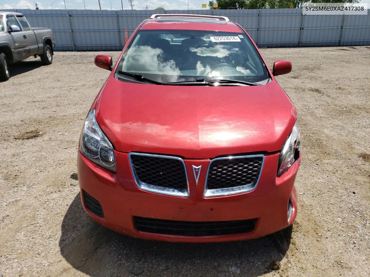 2010 Pontiac Vibe VIN: 5Y2SM6E0XAZ417308 Lot: 62253614