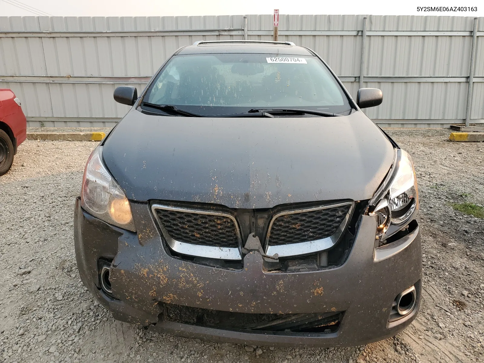 2010 Pontiac Vibe VIN: 5Y2SM6E06AZ403163 Lot: 62500704