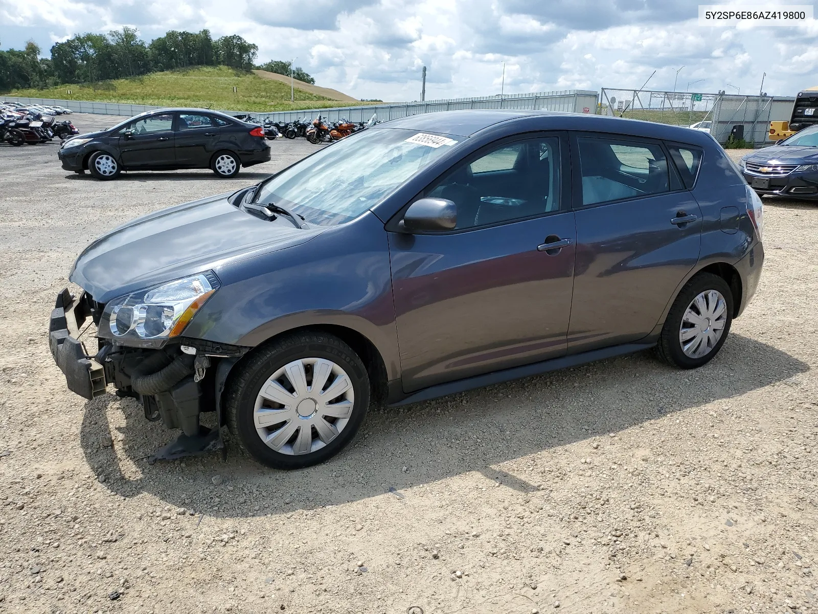 2010 Pontiac Vibe VIN: 5Y2SP6E86AZ419800 Lot: 63856944