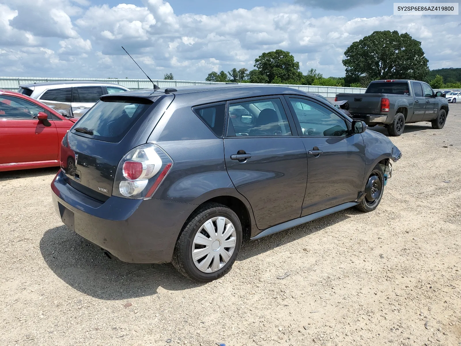 2010 Pontiac Vibe VIN: 5Y2SP6E86AZ419800 Lot: 63856944