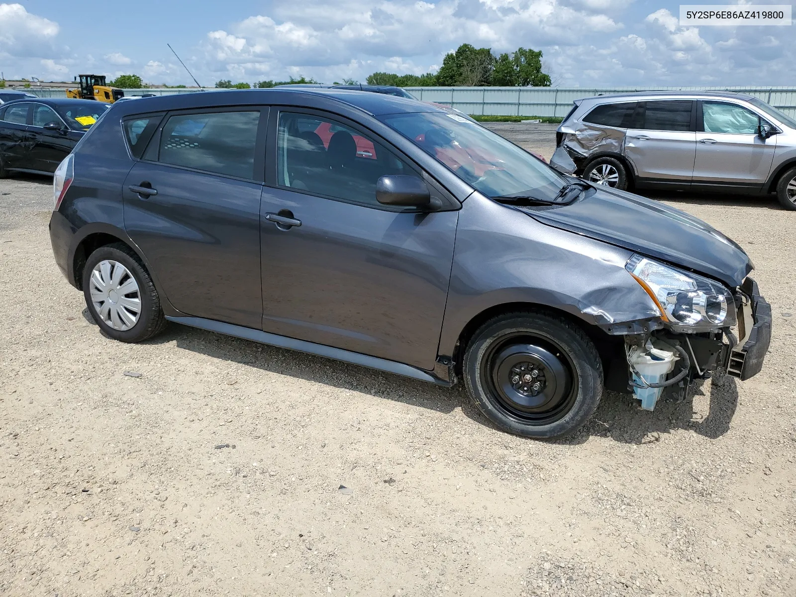 2010 Pontiac Vibe VIN: 5Y2SP6E86AZ419800 Lot: 63856944