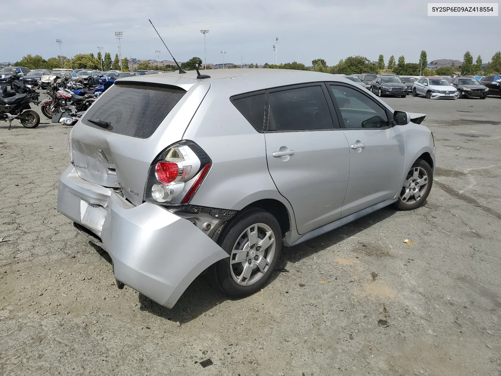 2010 Pontiac Vibe VIN: 5Y2SP6E09AZ418554 Lot: 66036384